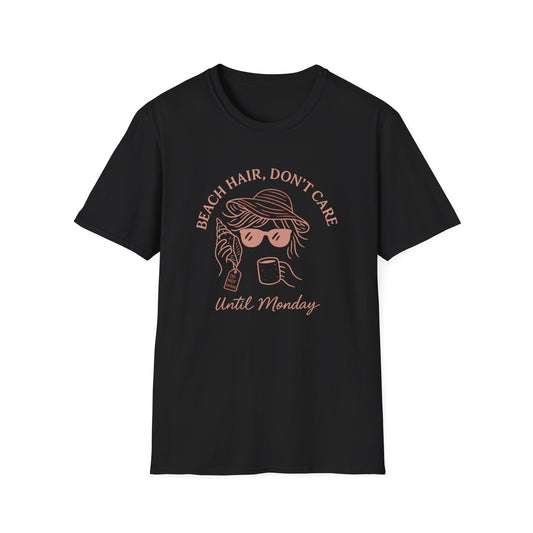 Beach Hair Don't Care Graphic T-Shirt