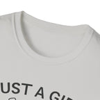 Girl and Dog Chasing Sunsets T-Shirt