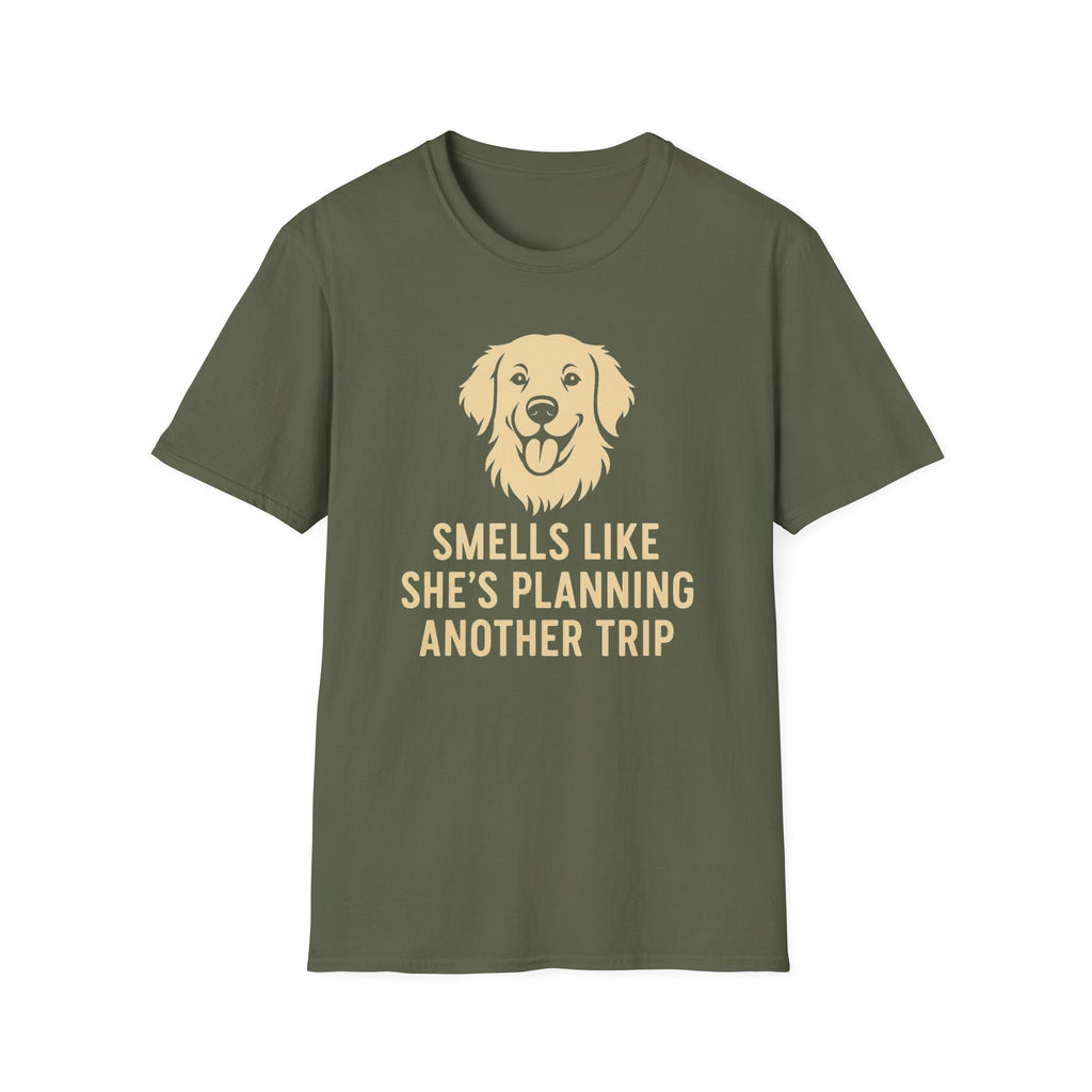 Smells Like She's Planning Another Trip T-Shirt