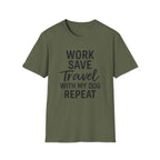 Work Save Travel Repeat T-Shirt