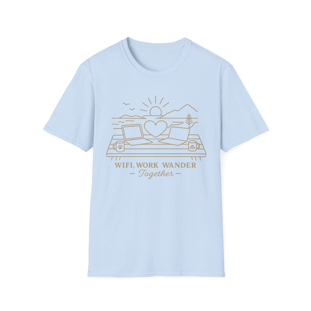 WIFI, WORK, WANDER Together T-Shirt