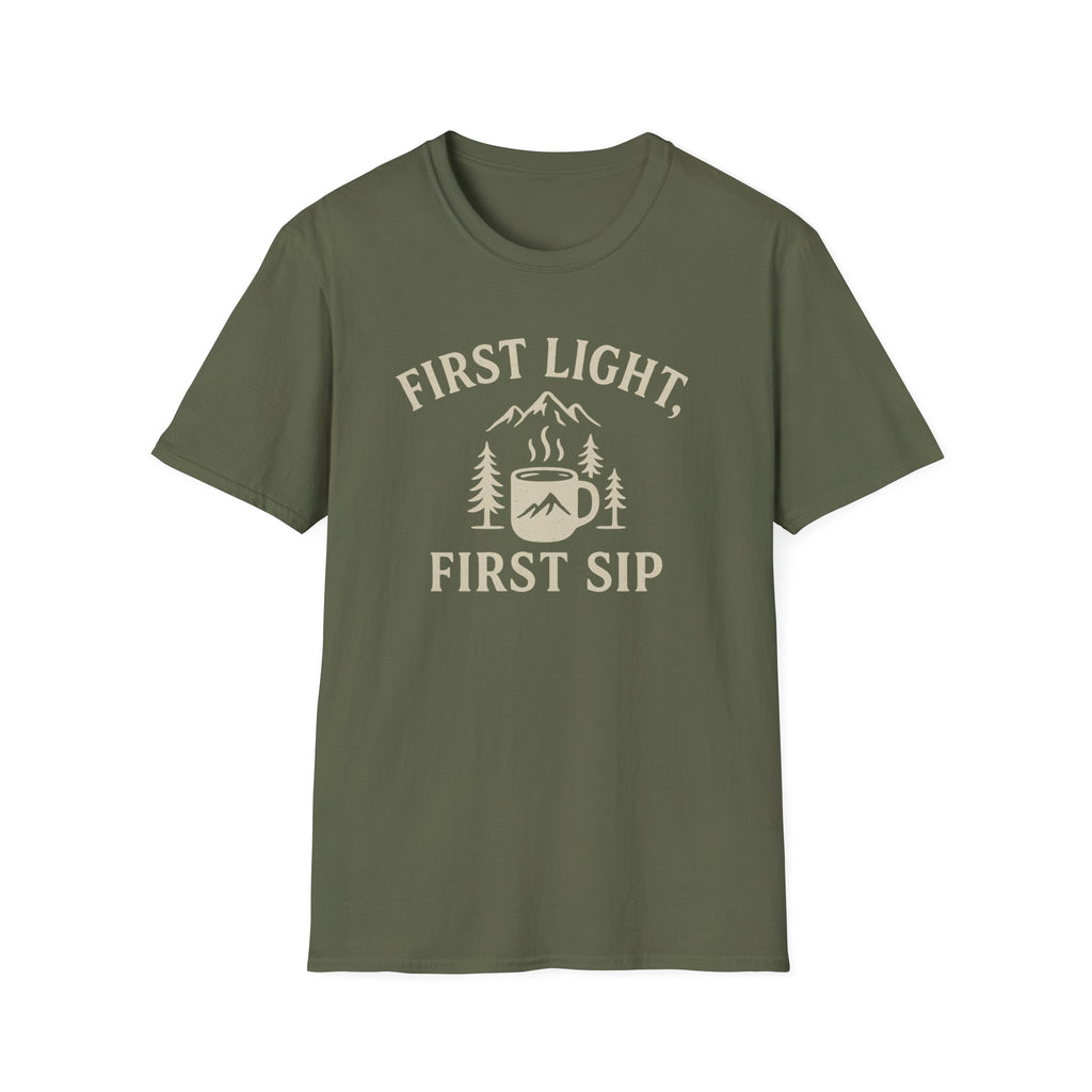 First Light, First Sip T-Shirt