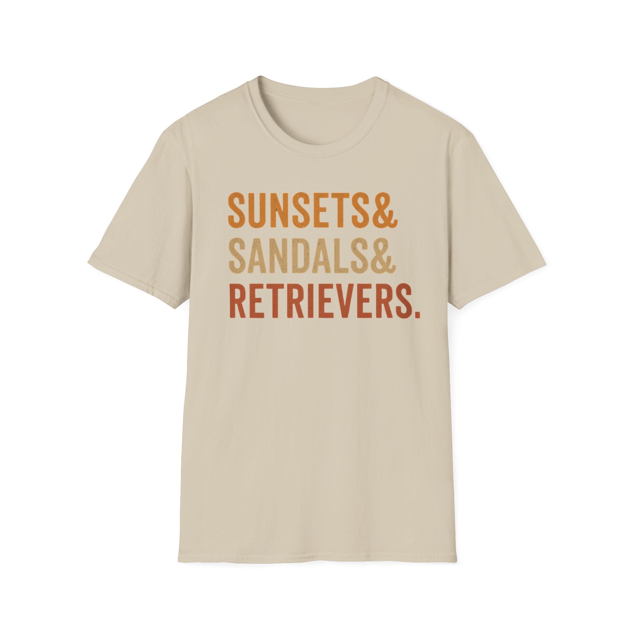 Sunsets & Sandals & Retrievers T-Shirt