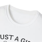 Girl and Dog Chasing Sunsets T-Shirt