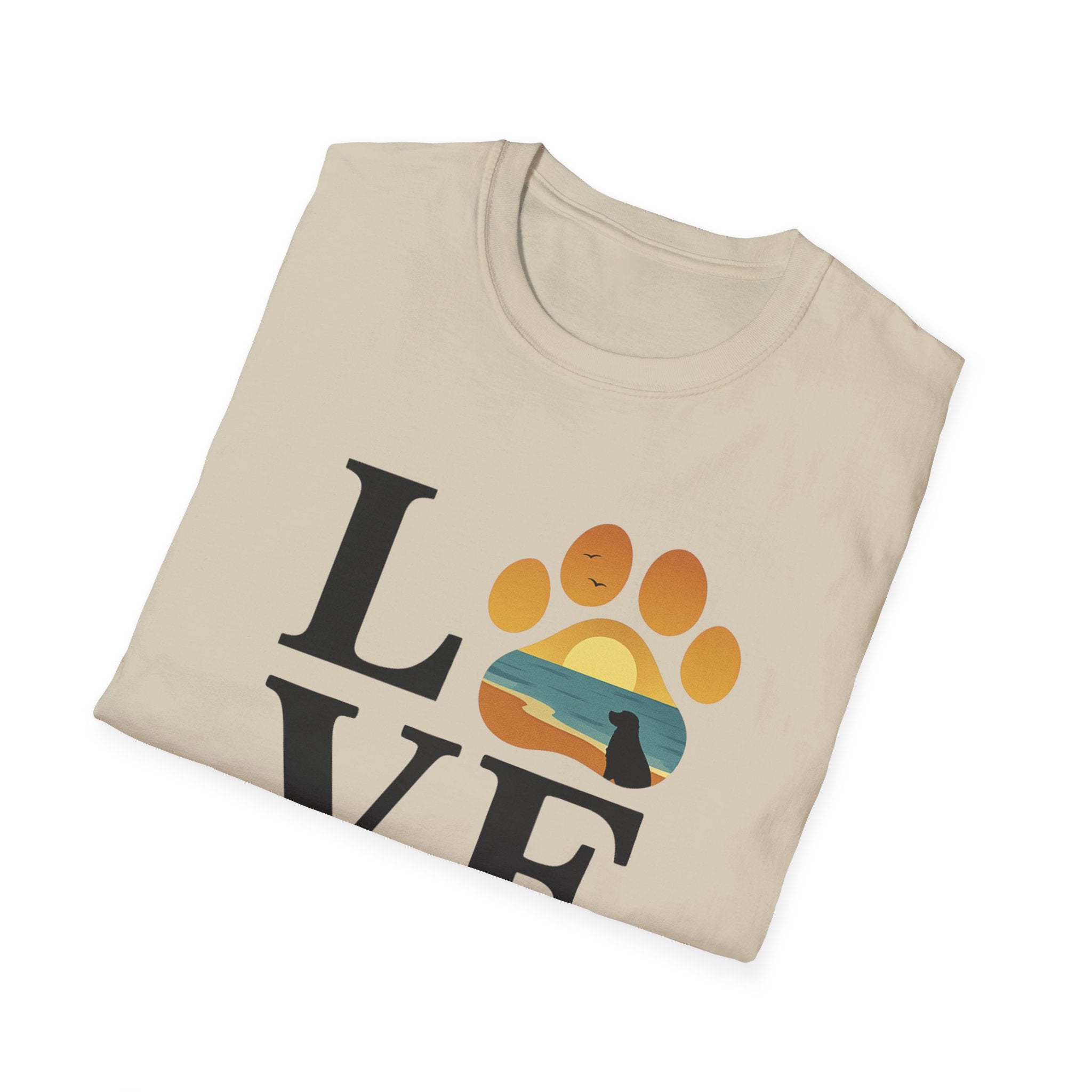 LOVE - Beach Dog T-Shirt
