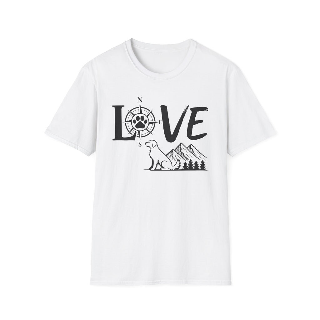 LOVE - Compass Dog T-Shirt