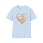 Nature-Inspired Heart T-Shirt