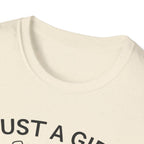 Girl and Dog Chasing Sunsets T-Shirt
