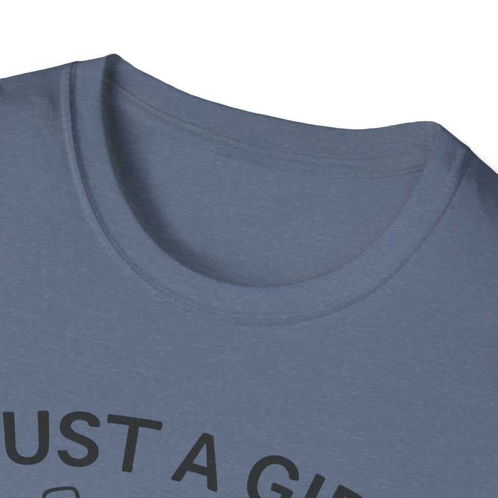 Girl and Dog Chasing Sunsets T-Shirt