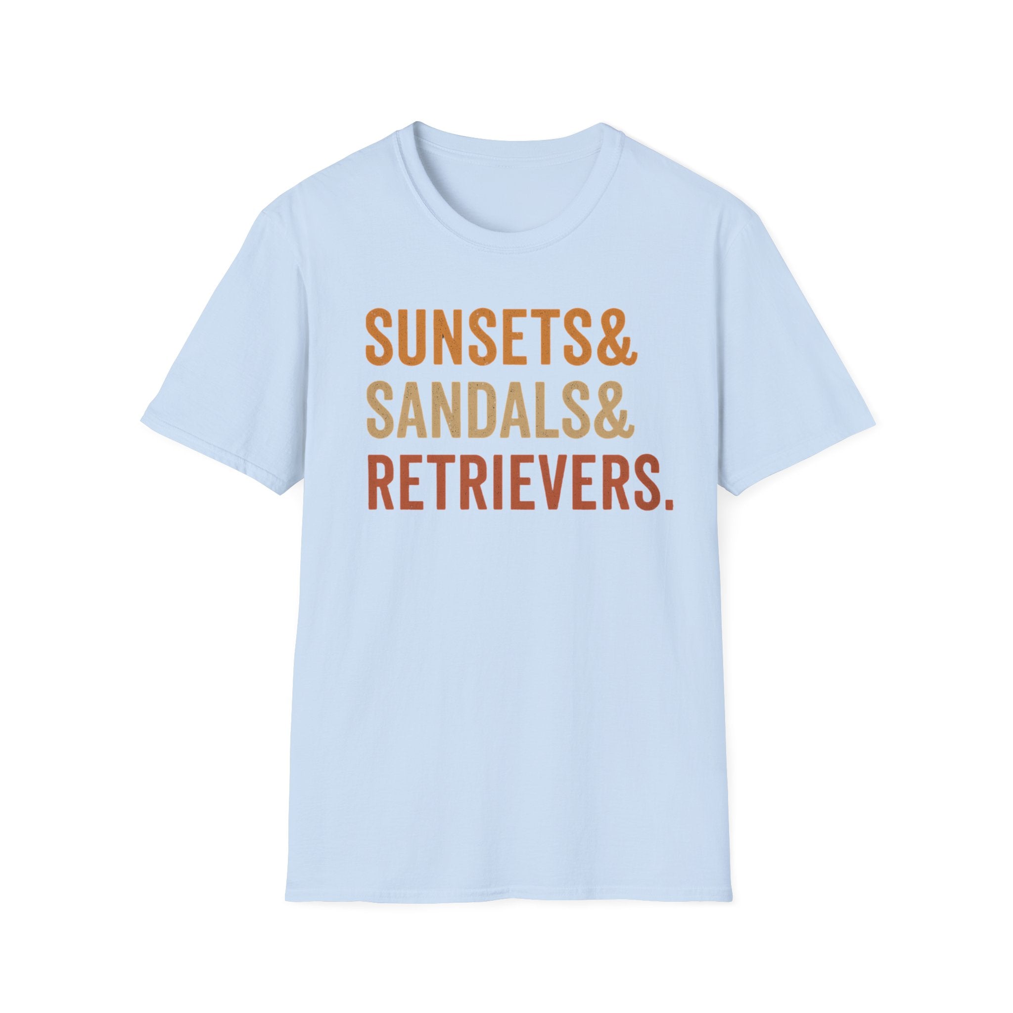 Sunsets & Sandals & Retrievers T-Shirt