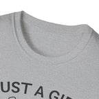 Girl and Dog Chasing Sunsets T-Shirt