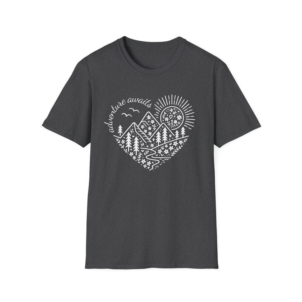 Adventure Awaits Heart T-Shirt