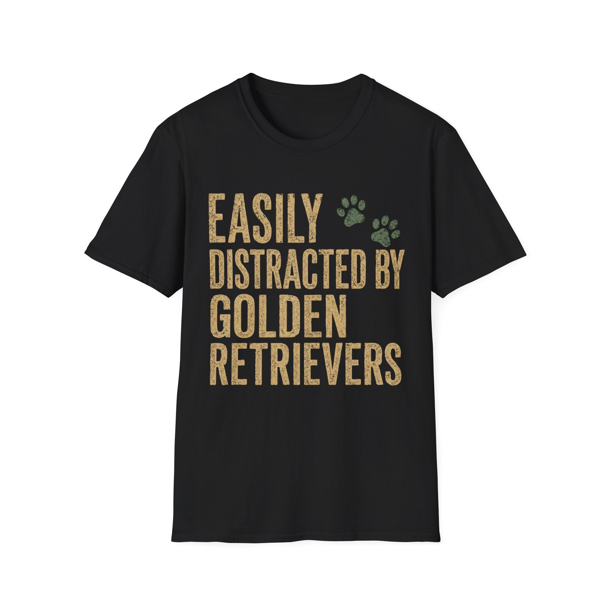 Easily Distracted by Golden Retrievers T-Shirt
