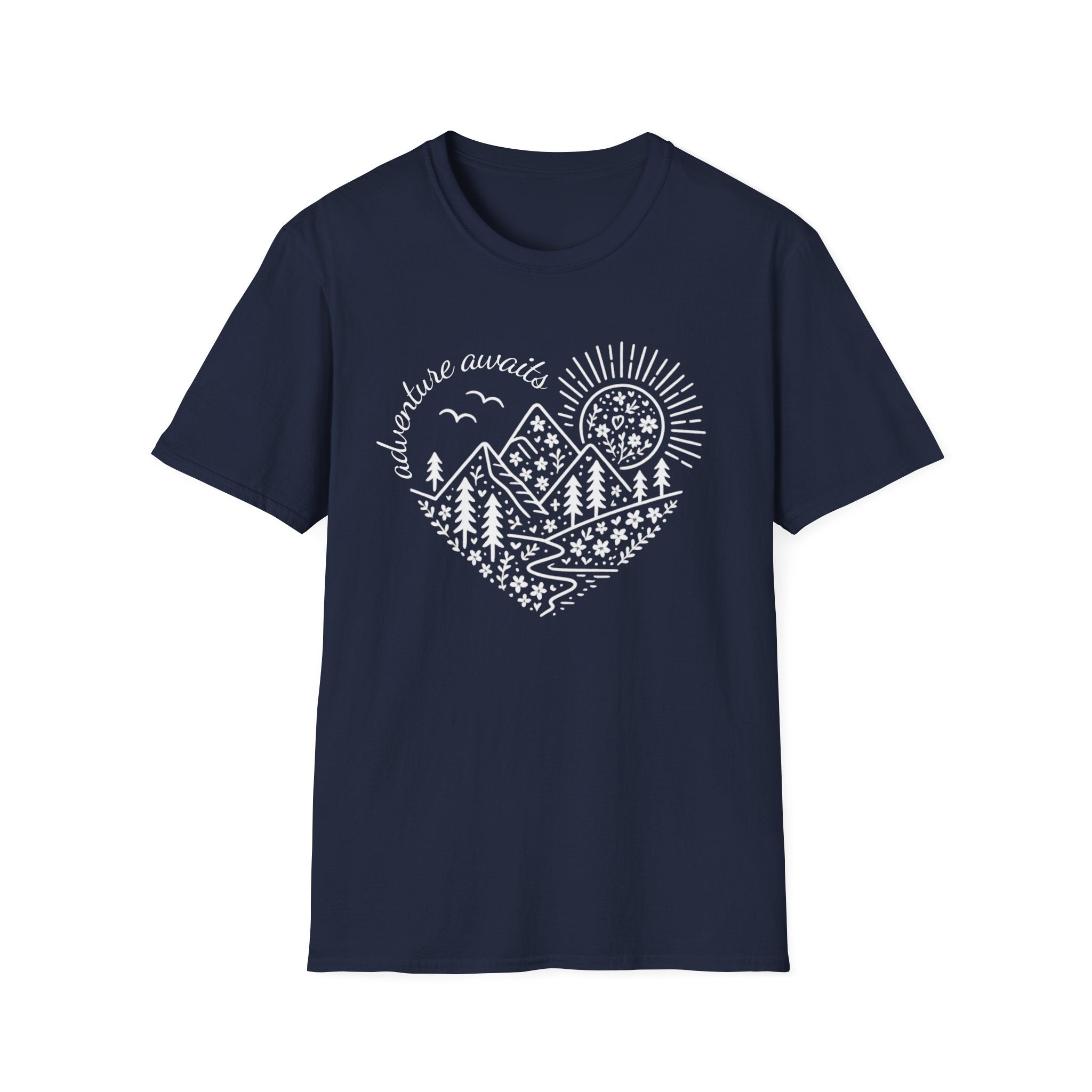 Adventure Awaits Heart T-Shirt