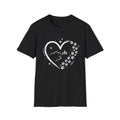 Dog Lover Heart Mountain T-Shirt